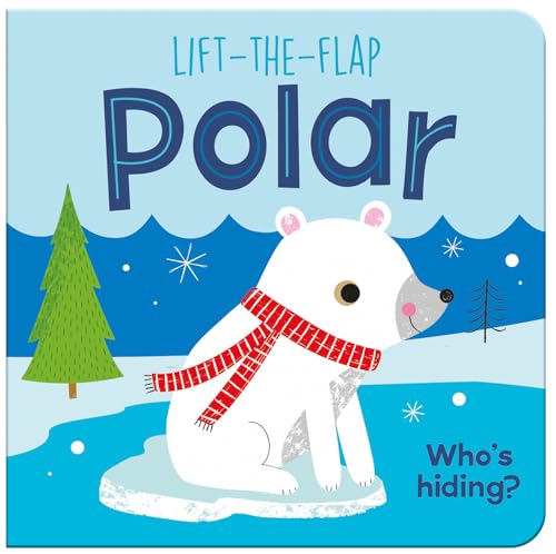 Lift-the-flap book cover with a polar bear and snowy landscape.