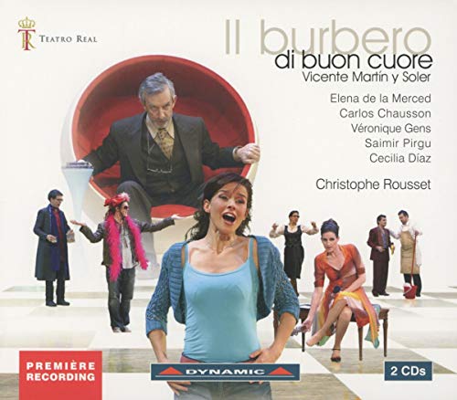 CD cover for Soler’s "Il Burbero Di Buon Cuore" opera, featuring performers.