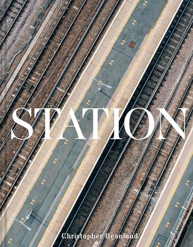 Book cover: "Station" with an aerial view of railway tracks.