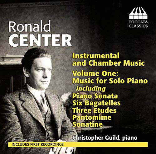 CD cover featuring portrait of Ronald Center and text details.