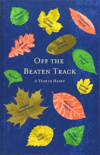 Book cover: "Off the Beaten Track," with colorful leaf illustrations.