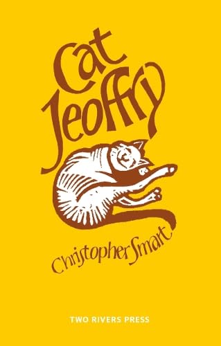 Yellow book cover with a brown illustration of a sleeping cat.