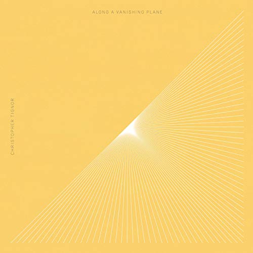 Yellow album cover with radiating white lines converging to a bright center.