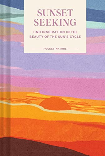 Book cover with sunset illustration and title "Sunset Seeking.