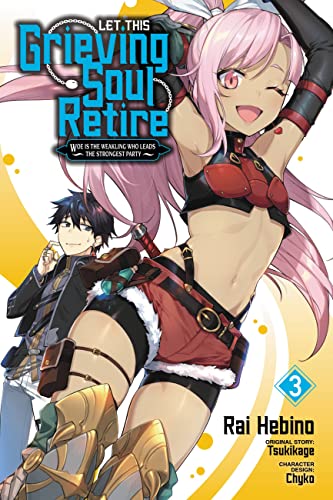 Manga volume cover with two anime characters and colorful text.