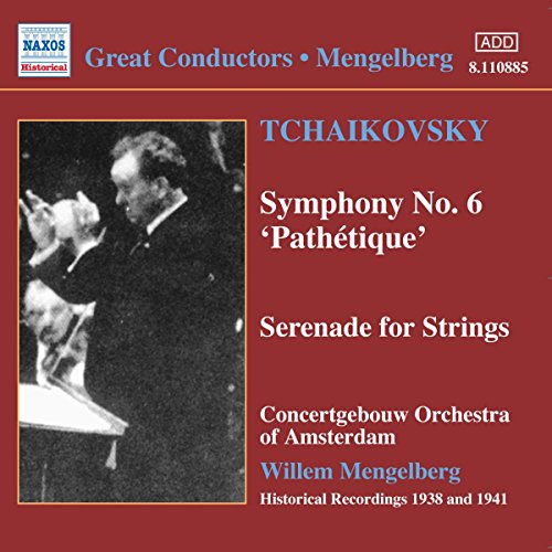 CD cover for Tchaikovsky’s Symphony No. 6 with conductor Willem Mengelberg.