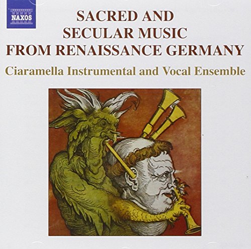 CD cover: Renaissance German music, featuring a fantastical illustration.