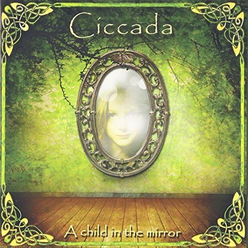 CD cover: ornate frame around a child’s face reflected in a mirror.