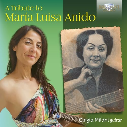 CD cover featuring portraits of Cinzia Milani and María Luisa Anido.