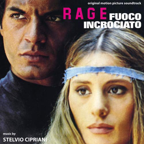 CD cover for "Rage Fuoco Incrociato" featuring two people’s faces.
