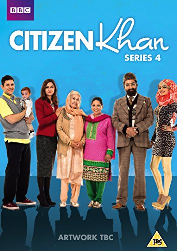"Citizen Khan Series 4 DVD cover featuring a diverse group of seven people."