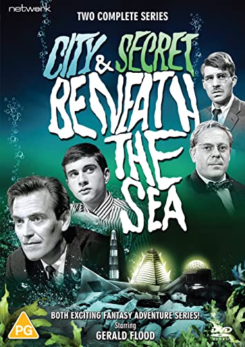 DVD cover for “City & Secret Beneath the Sea” with cast portraits.