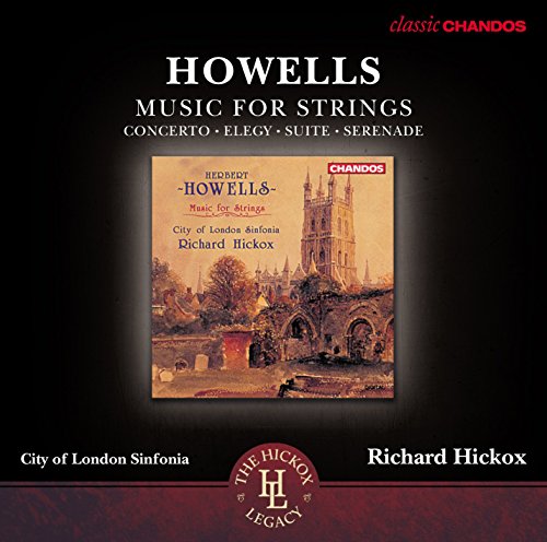 CD cover for Howells’ “Music for Strings” featuring a cathedral image.