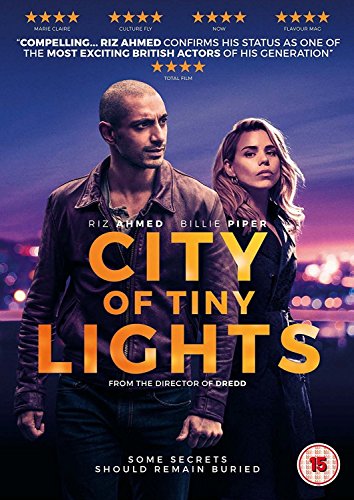 DVD cover of "City Of Tiny Lights" featuring two people against a cityscape background.