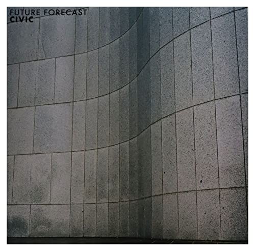 A gray curved stone wall with text reading Future Forecast Civic in the corner.