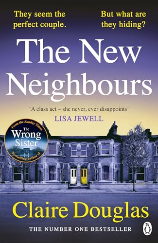 Book cover: "The New Neighbours" by Claire Douglas, featuring a house.