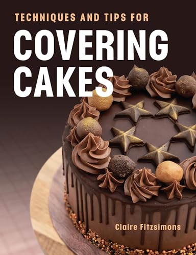 Book cover featuring a chocolate cake decorated with stars and swirls.