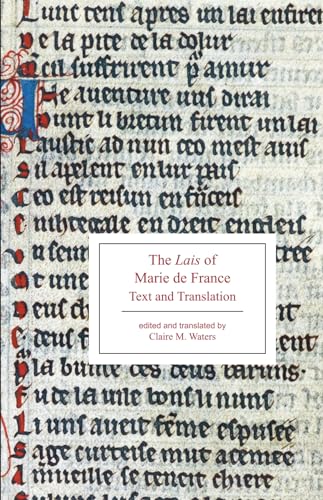 Book cover showing medieval manuscript text with a centered white title box.