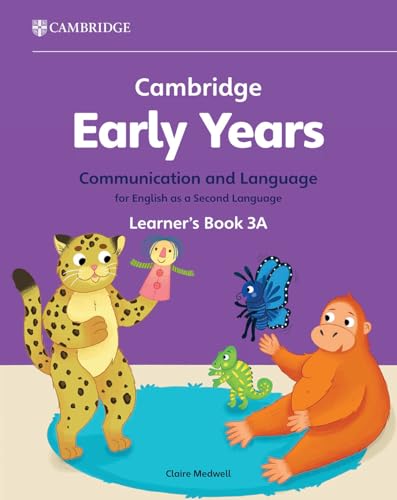 Book cover with cartoon animals and text: "Cambridge Early Years.