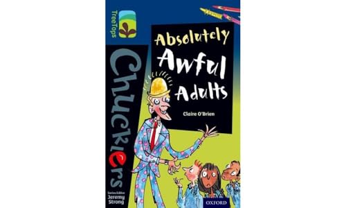 Book cover with cartoon adults and children, titled “Absolutely Awful Adults.”