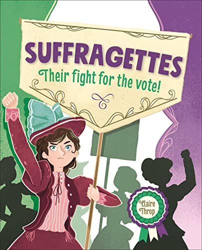 Book cover featuring a woman holding a protest sign with silhouettes in the background.