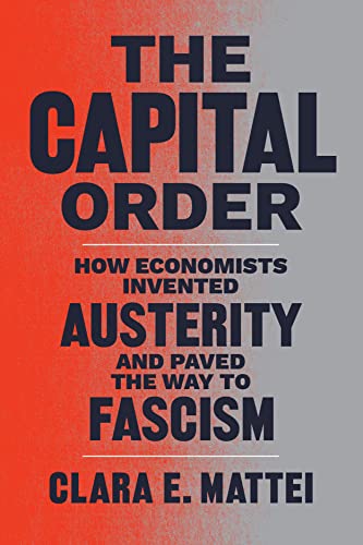 Book cover with bold black text on a red and grey gradient background.