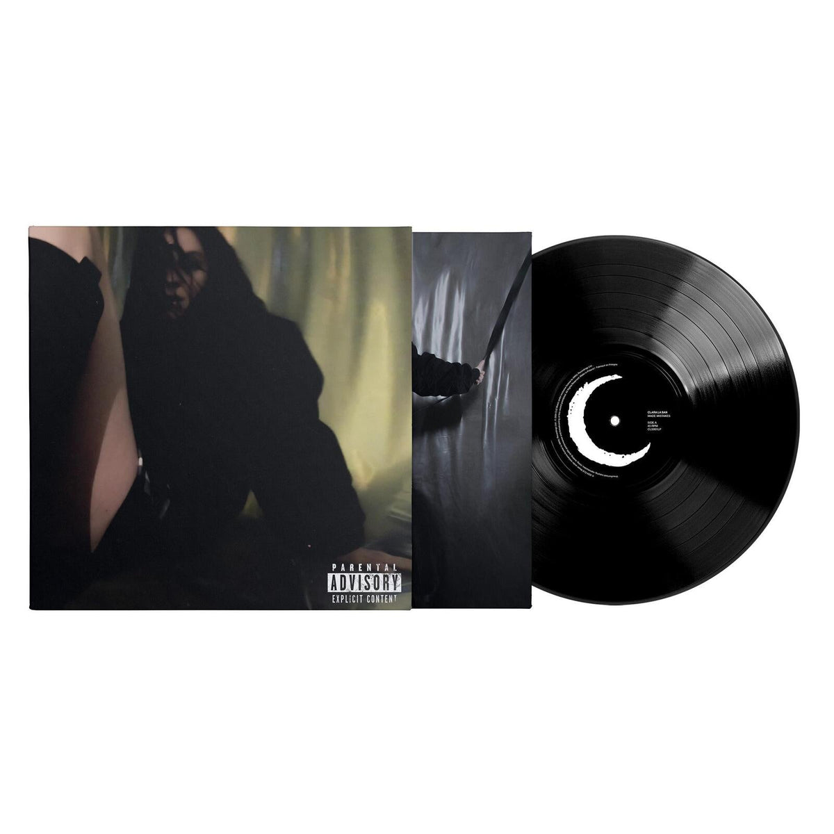 Clara La San āMade Mistakesā vinyl record with cover art and label.