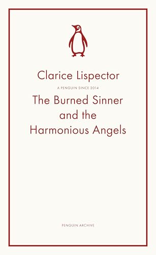 Penguin book cover with red text: "The Burned Sinner and the Harmonious Angels".