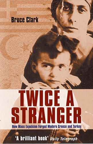 Book cover: mother and child portrait with title "Twice A Stranger.