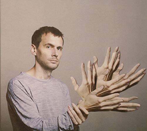 CD cover featuring a man with multiple, distorted hands extending from him.
