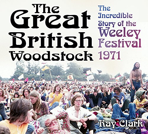 Book cover depicting a large crowd at the 1971 Weeley Festival.