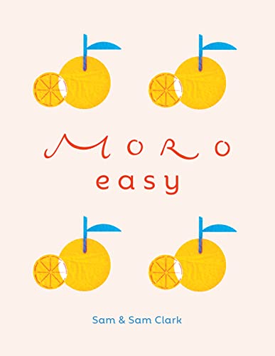 Book cover with illustrated oranges and the title "Moro Easy".
