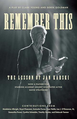 Play cover featuring David Strathairn as Jan Karski, looking downward.