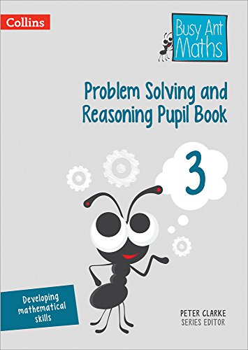 Pupil book cover: “Problem Solving and Reasoning” with ant illustration.