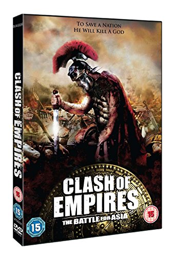 DVD case for "Clash of Empires" with warrior and battle scene on the cover.