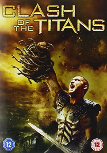 “Clash of the Titans” DVD cover featuring Medusa and a warrior.