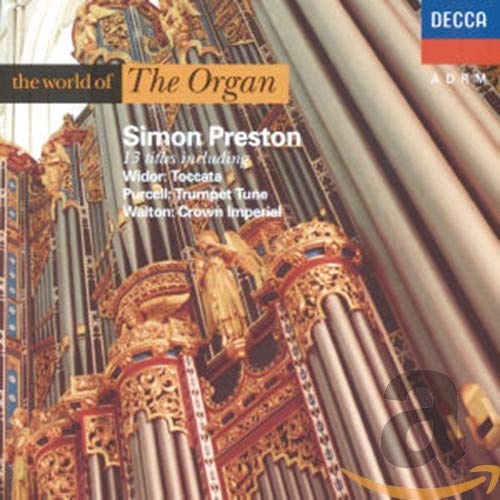 CD cover featuring a detailed, ornate pipe organ with gold accents.