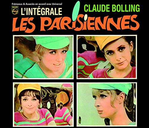CD cover for Claude Bolling’s “Les Parisiennes” featuring four women’s portraits.