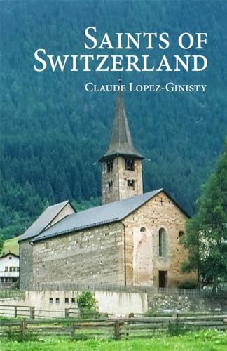 Book cover featuring a stone Swiss church against a forested hillside.
