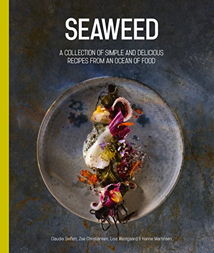 Book cover titled Seaweed featuring a plated gourmet dish on a dark textured background.