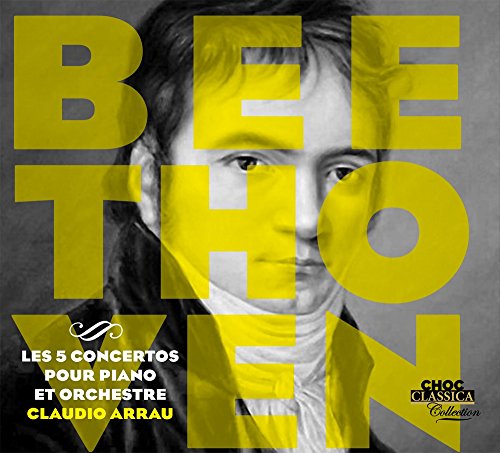 CD cover featuring a portrait of Claudio Arrau with yellow text.