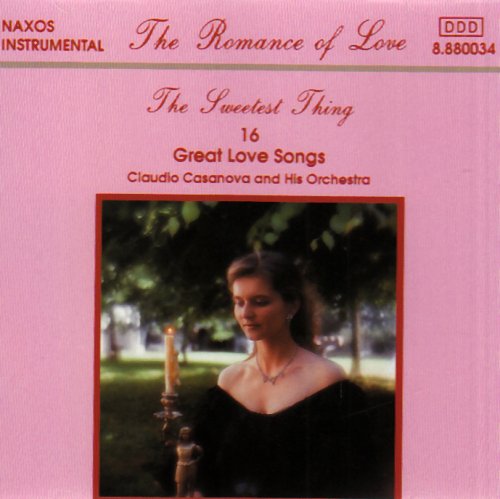 CD cover for "The Sweetest Thing" by Claudio Casanova, featuring a woman.