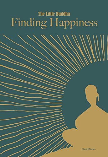 Book cover: silhouette of a meditating figure with golden abstract lines.