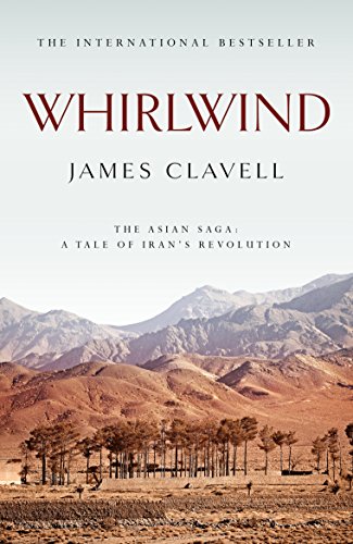 Book cover for “Whirlwind” with a desert landscape and mountains.