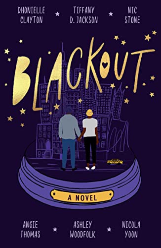 Book cover showing two people holding hands in a city scene inside a globe.