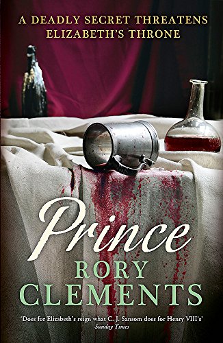 Book cover featuring a metal mug, a glass decanter, and blood on white cloth.