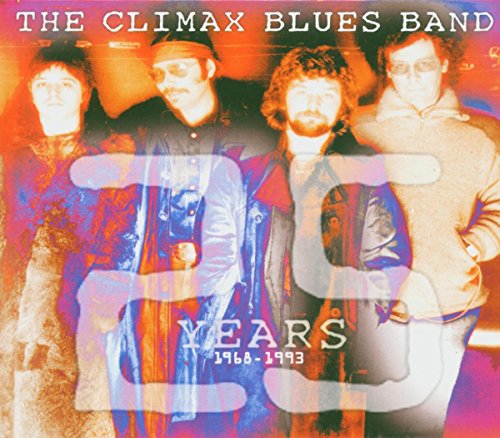 CD cover for Climax Blues Band’s “Years 1968-1993” featuring band members.