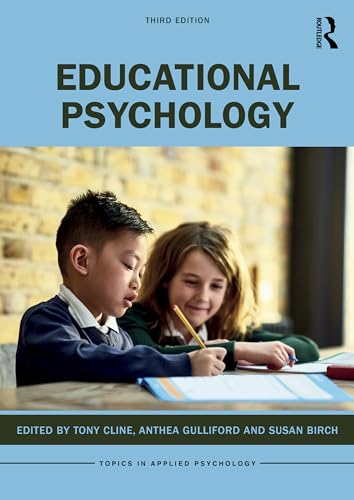 Book cover: “Educational Psychology” with two students at a desk.