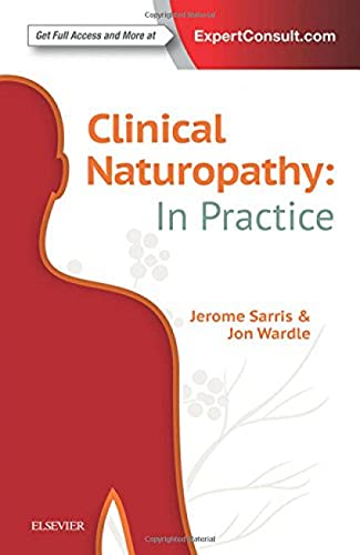 Book cover: "Clinical Naturopathy: In Practice" by Jerome Sarris & Jon Wardle.