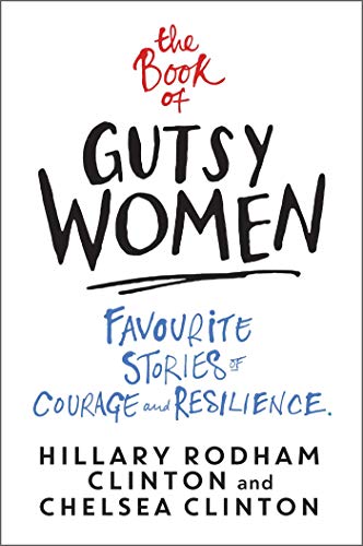 Book cover with bold, handwritten-style text: "The Book of Gutsy Women.
